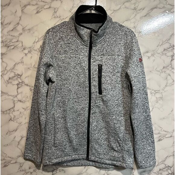 Swiss Tech Men’s Zip-Up Jacket Grey Size S New No Tag - Picture 2 of 8